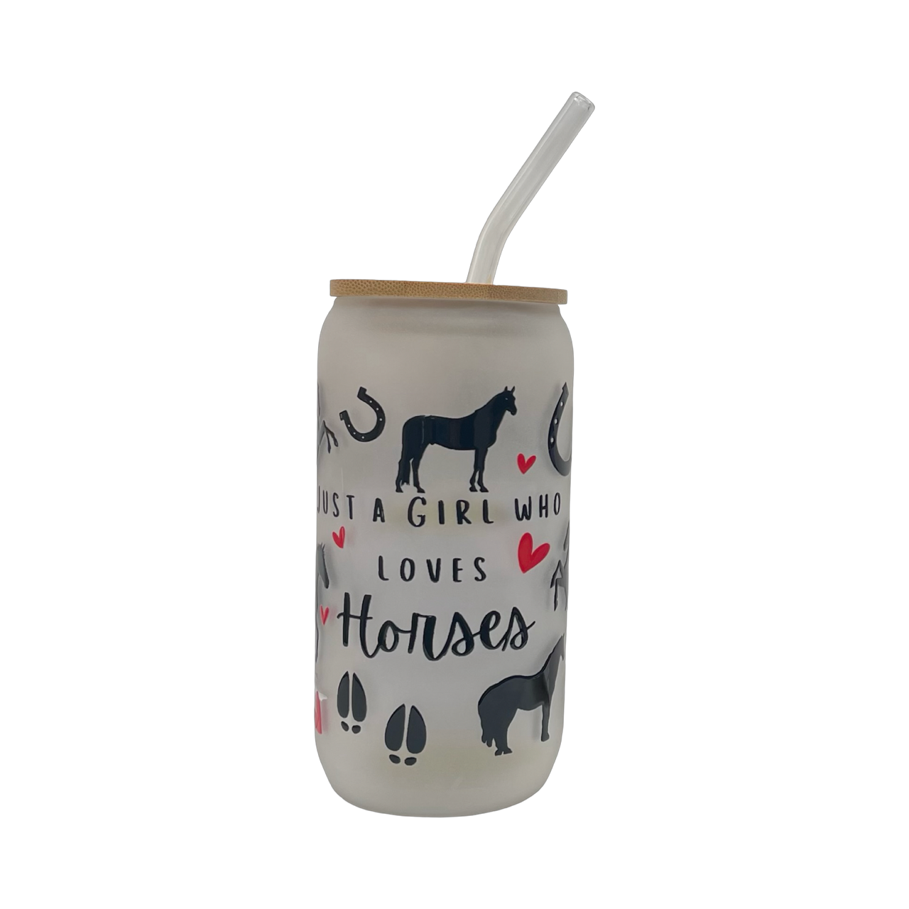 A girl who loves horses